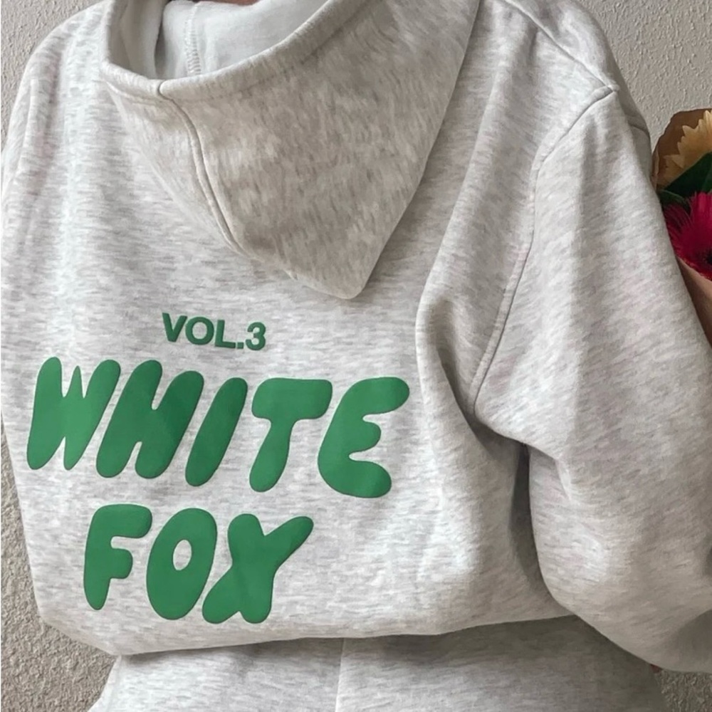 White Fox Offstage Hoodie in Glacier Gray